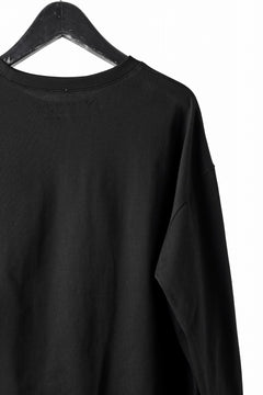 画像をギャラリービューアに読み込む, A.F ARTEFACT exclusive HEAVY WEIGHT C/JERSEY LS TOPS (BLACK)