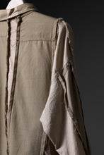 画像をギャラリービューアに読み込む, CHANGES CRAZY PANEL SHIRT - MADE BY 50's WORK SHIRT (BEIGE #A)