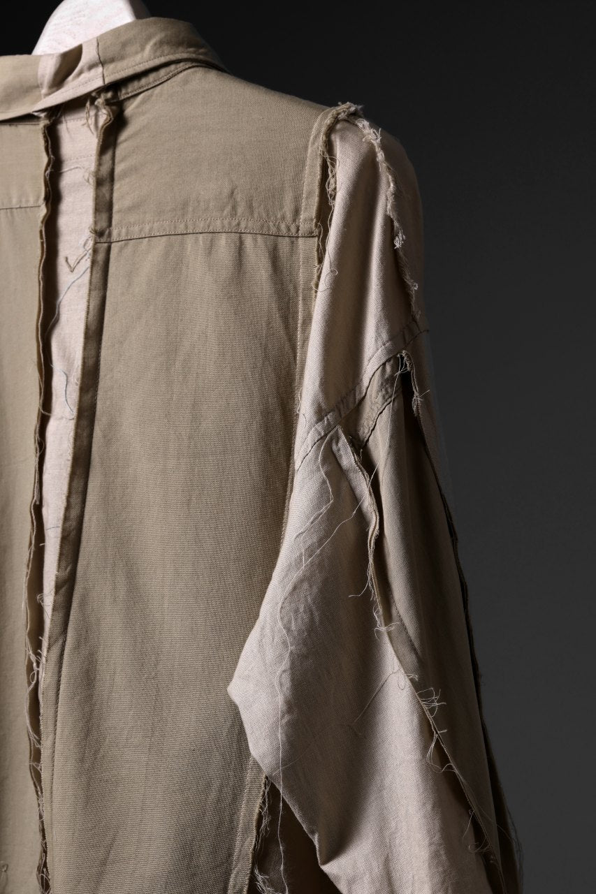 画像をギャラリービューアに読み込む, CHANGES CRAZY PANEL SHIRT - MADE BY 50's WORK SHIRT (BEIGE #A)