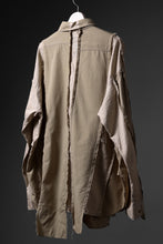 画像をギャラリービューアに読み込む, CHANGES CRAZY PANEL SHIRT - MADE BY 50's WORK SHIRT (BEIGE #A)