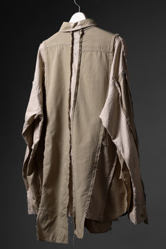 画像をギャラリービューアに読み込む, CHANGES CRAZY PANEL SHIRT - MADE BY 50's WORK SHIRT (BEIGE #A)
