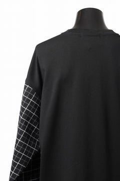 Load image into Gallery viewer, mastermind JAPAN DOCKING OVER TOPS / BOXY FIT (BLACK x BLACK PLAID)