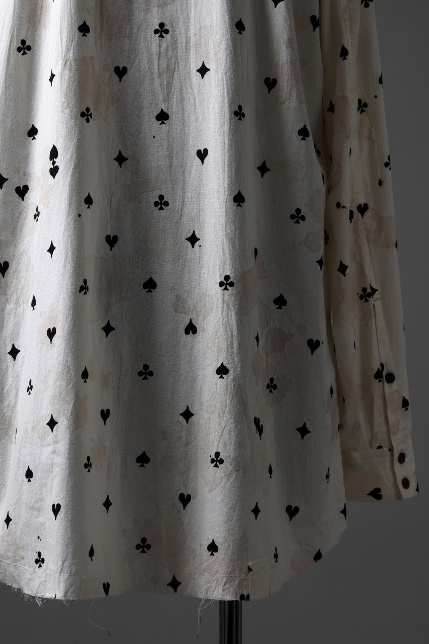 画像をギャラリービューアに読み込む, Aleksandr Manamis Mended Shirt / Tea Stain Dyed Cotton Gauze (QUATRE)