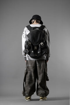 画像をギャラリービューアに読み込む, ierib Addiction Rucksack / Rough Bull Leather (BLACK)