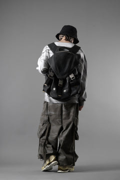 画像をギャラリービューアに読み込む, ierib Addiction Rucksack / Rough Bull Leather (BLACK)