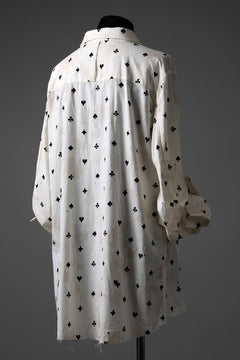 画像をギャラリービューアに読み込む, Aleksandr Manamis Mended Shirt / Tea Stain Dyed Cotton Gauze (QUATRE)