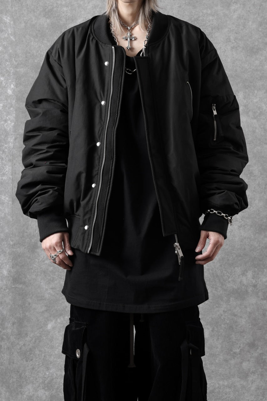 Load image into Gallery viewer, thom/krom FLIGHT BOMBER JACKET / WARM PADDED (BLACK)