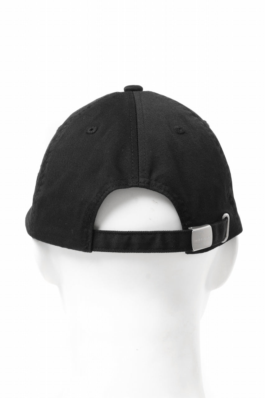 画像をギャラリービューアに読み込む, Feng Chen Wang BLACK AND GREY PHOENIX EMBROIDERED CANVAS CAP (BLACK)