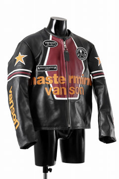 画像をギャラリービューアに読み込む, mastermind WORLD × VANSON STAR JACKET (BLACK)