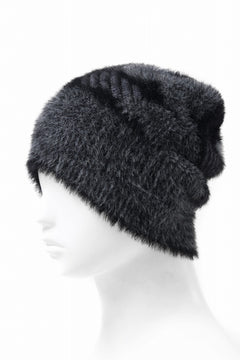 画像をギャラリービューアに読み込む, Feng Chen Wang LANDSCAPE PAINTING JACQUARD BEANIE (BLACK/GREY)