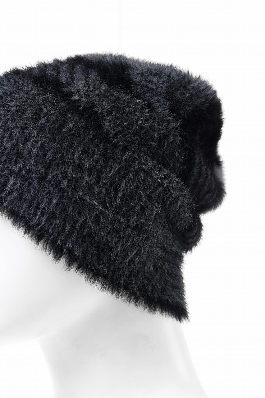 画像をギャラリービューアに読み込む, Feng Chen Wang LANDSCAPE PAINTING JACQUARD BEANIE (BLACK/GREY)