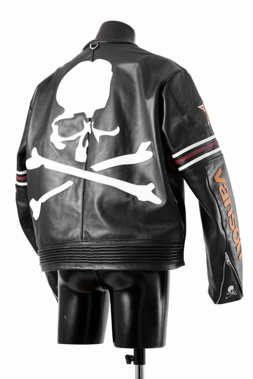 画像をギャラリービューアに読み込む, mastermind WORLD × VANSON STAR JACKET (BLACK)