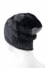 画像をギャラリービューアに読み込む, Feng Chen Wang LANDSCAPE PAINTING JACQUARD BEANIE (BLACK/GREY)