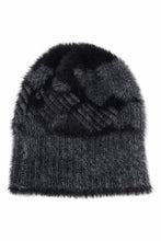 画像をギャラリービューアに読み込む, Feng Chen Wang LANDSCAPE PAINTING JACQUARD BEANIE (BLACK/GREY)