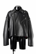 画像をギャラリービューアに読み込む, FACETASM×AVIREX ZIP DOUBLE RIDERS JACKET (BLACK)