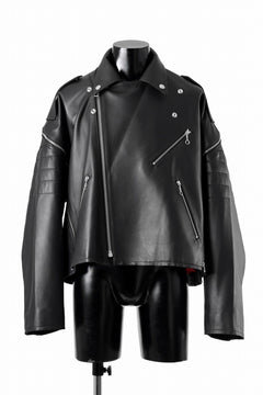 画像をギャラリービューアに読み込む, FACETASM×AVIREX ZIP DOUBLE RIDERS JACKET (BLACK)