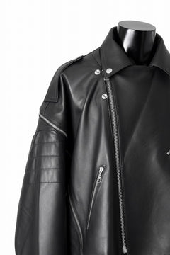 画像をギャラリービューアに読み込む, FACETASM×AVIREX ZIP DOUBLE RIDERS JACKET (BLACK)