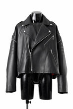 画像をギャラリービューアに読み込む, FACETASM×AVIREX ZIP DOUBLE RIDERS JACKET (BLACK)