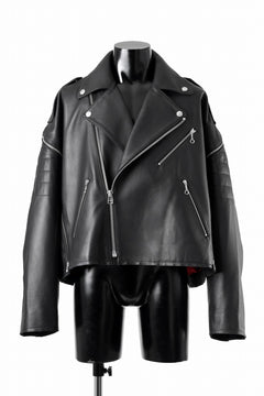 画像をギャラリービューアに読み込む, FACETASM×AVIREX ZIP DOUBLE RIDERS JACKET (BLACK)