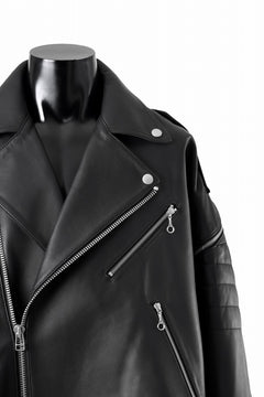 画像をギャラリービューアに読み込む, FACETASM×AVIREX ZIP DOUBLE RIDERS JACKET (BLACK)