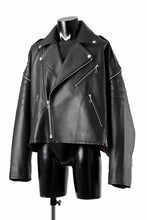 画像をギャラリービューアに読み込む, FACETASM×AVIREX ZIP DOUBLE RIDERS JACKET (BLACK)