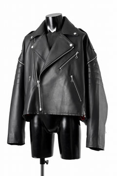 画像をギャラリービューアに読み込む, FACETASM×AVIREX ZIP DOUBLE RIDERS JACKET (BLACK)