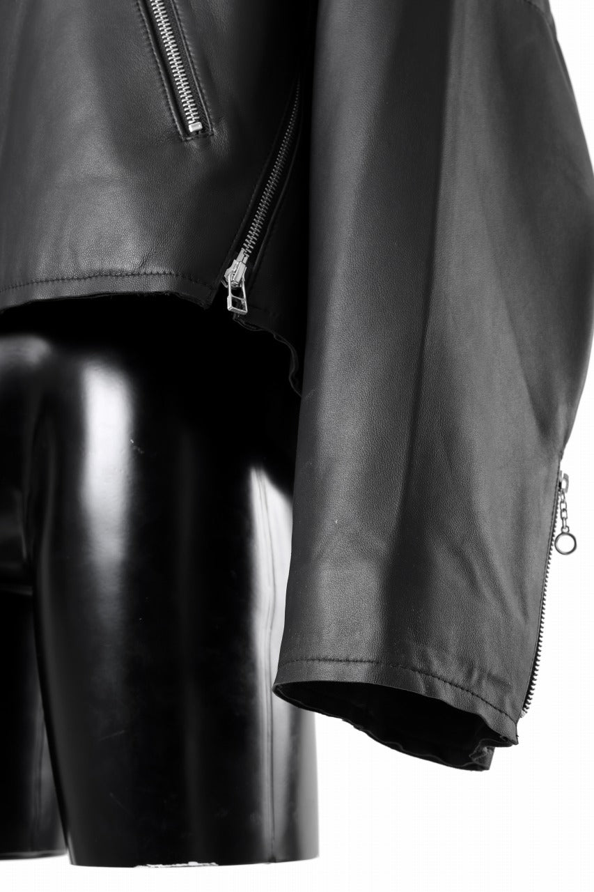 画像をギャラリービューアに読み込む, FACETASM×AVIREX ZIP DOUBLE RIDERS JACKET (BLACK)