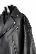 画像をギャラリービューアに読み込む, FACETASM×AVIREX ZIP DOUBLE RIDERS JACKET (BLACK)