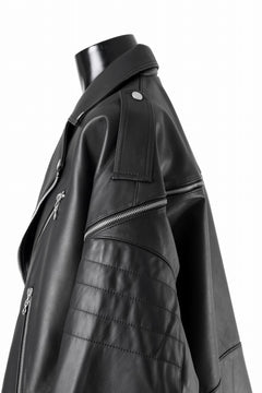 画像をギャラリービューアに読み込む, FACETASM×AVIREX ZIP DOUBLE RIDERS JACKET (BLACK)