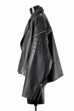 画像をギャラリービューアに読み込む, FACETASM×AVIREX ZIP DOUBLE RIDERS JACKET (BLACK)