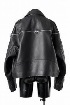 画像をギャラリービューアに読み込む, FACETASM×AVIREX ZIP DOUBLE RIDERS JACKET (BLACK)