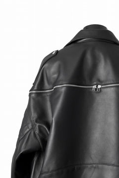 画像をギャラリービューアに読み込む, FACETASM×AVIREX ZIP DOUBLE RIDERS JACKET (BLACK)