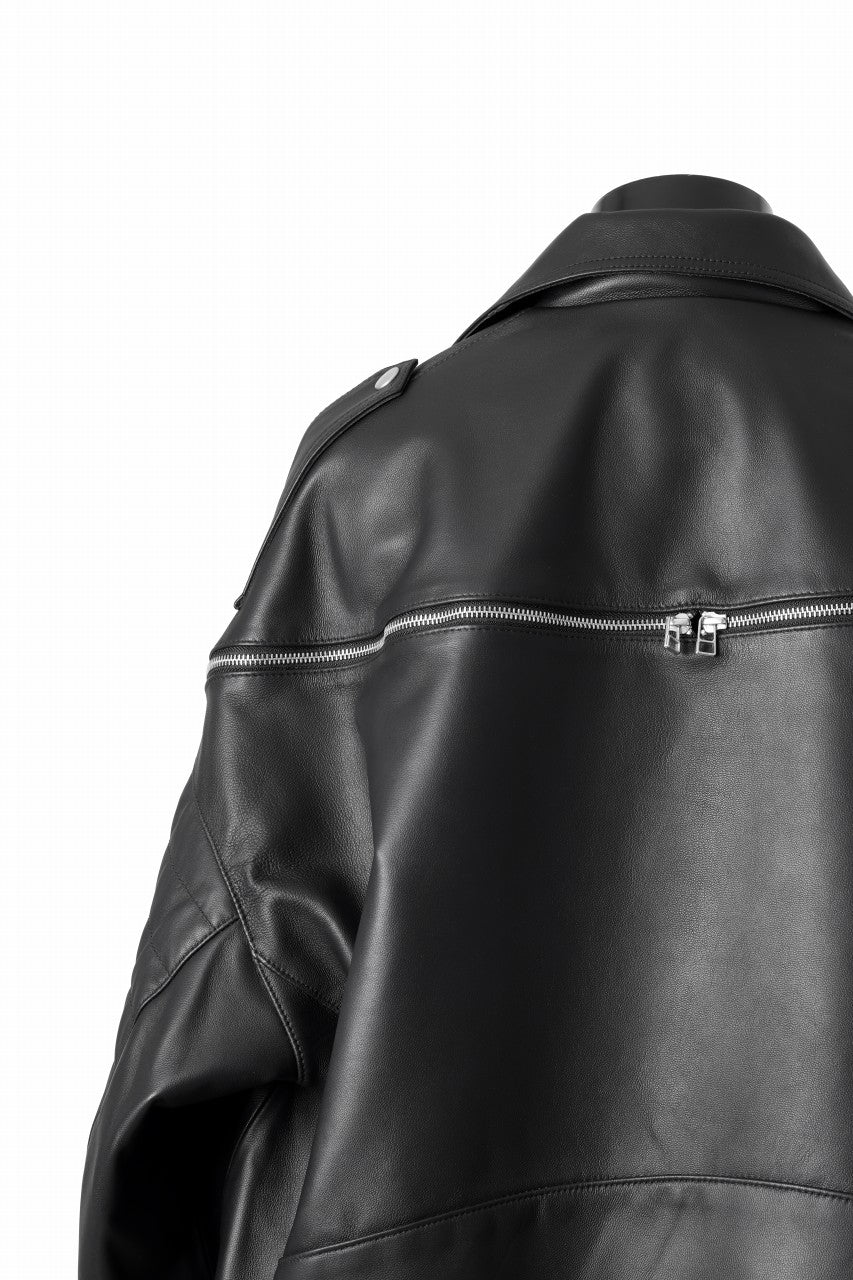 画像をギャラリービューアに読み込む, FACETASM×AVIREX ZIP DOUBLE RIDERS JACKET (BLACK)