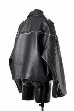 画像をギャラリービューアに読み込む, FACETASM×AVIREX ZIP DOUBLE RIDERS JACKET (BLACK)