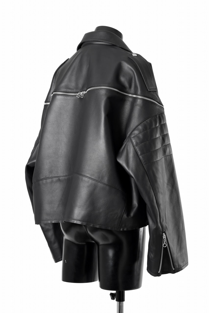 画像をギャラリービューアに読み込む, FACETASM×AVIREX ZIP DOUBLE RIDERS JACKET (BLACK)