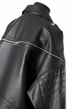 画像をギャラリービューアに読み込む, FACETASM×AVIREX ZIP DOUBLE RIDERS JACKET (BLACK)