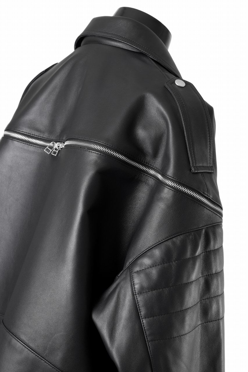 画像をギャラリービューアに読み込む, FACETASM×AVIREX ZIP DOUBLE RIDERS JACKET (BLACK)