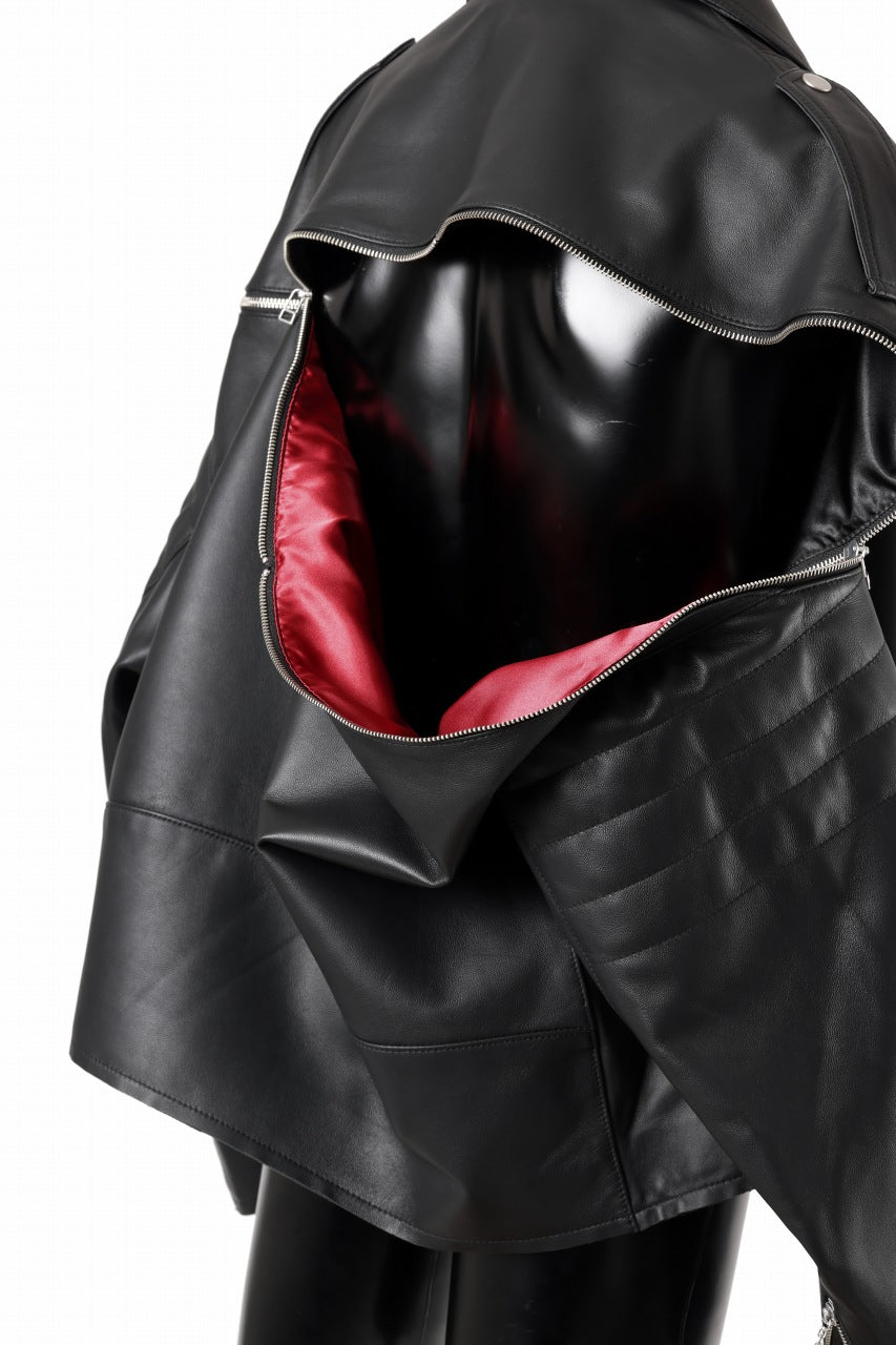 画像をギャラリービューアに読み込む, FACETASM×AVIREX ZIP DOUBLE RIDERS JACKET (BLACK)