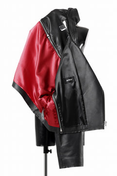 画像をギャラリービューアに読み込む, FACETASM×AVIREX ZIP DOUBLE RIDERS JACKET (BLACK)