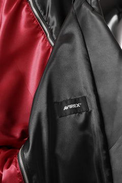 画像をギャラリービューアに読み込む, FACETASM×AVIREX ZIP DOUBLE RIDERS JACKET (BLACK)