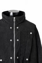 画像をギャラリービューアに読み込む, A.F ARTEFACT COVERALL BLOUSON / CORDUROY & QUILTING PADDED (BLACK)