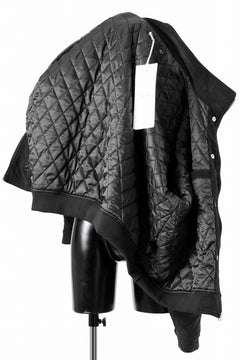 画像をギャラリービューアに読み込む, A.F ARTEFACT COVERALL BLOUSON / CORDUROY & QUILTING PADDED (BLACK)