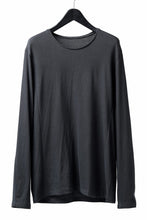 画像をギャラリービューアに読み込む, black crow x LOOM exclusive long sleeve tops / soft cotton jersey (d.grey)