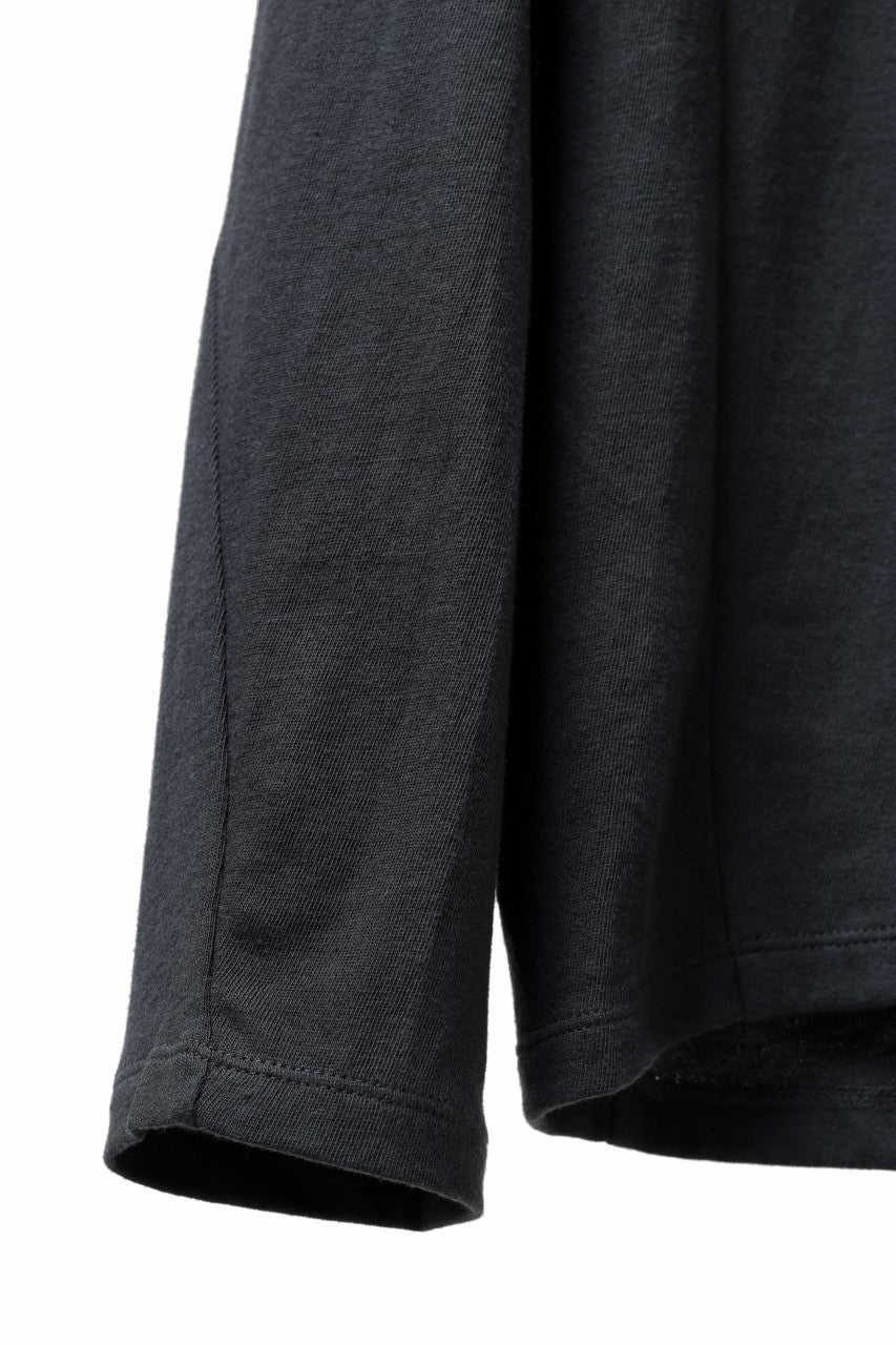 画像をギャラリービューアに読み込む, black crow x LOOM exclusive long sleeve tops / soft cotton jersey (d.grey)