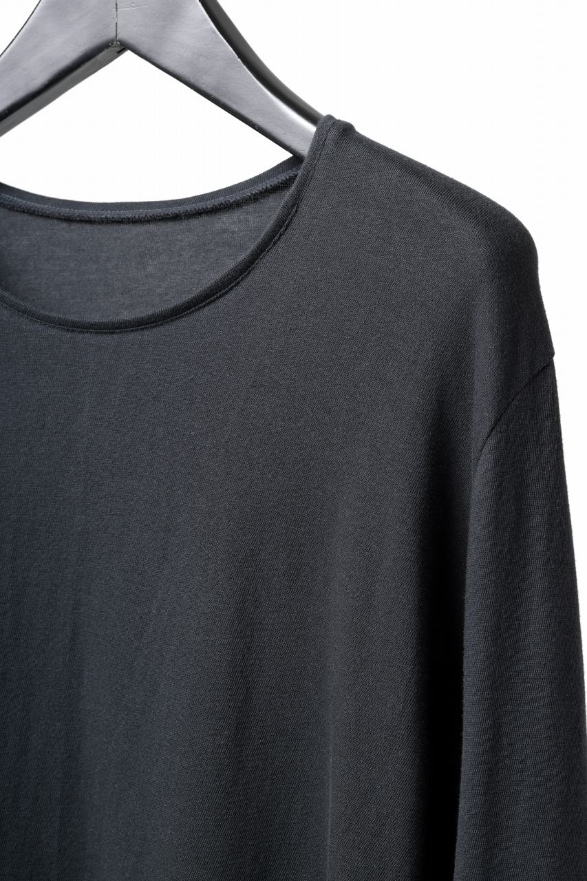 画像をギャラリービューアに読み込む, black crow x LOOM exclusive long sleeve tops / soft cotton jersey (d.grey)
