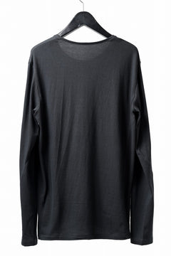 画像をギャラリービューアに読み込む, black crow x LOOM exclusive long sleeve tops / soft cotton jersey (d.grey)