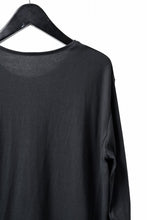 画像をギャラリービューアに読み込む, black crow x LOOM exclusive long sleeve tops / soft cotton jersey (d.grey)