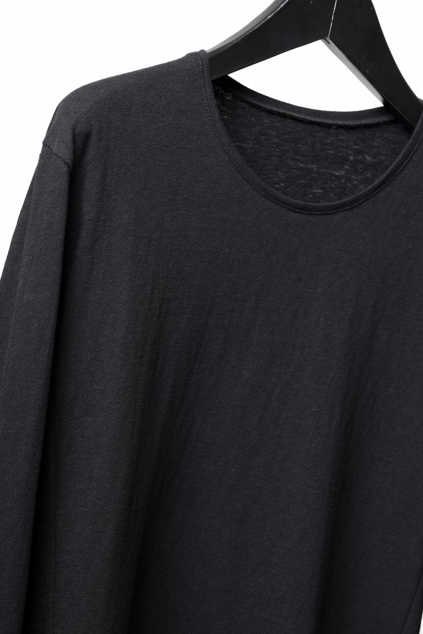 画像をギャラリービューアに読み込む, black crow x LOOM exclusive long sleeve tops / zimbabwe cotton jersey (black)