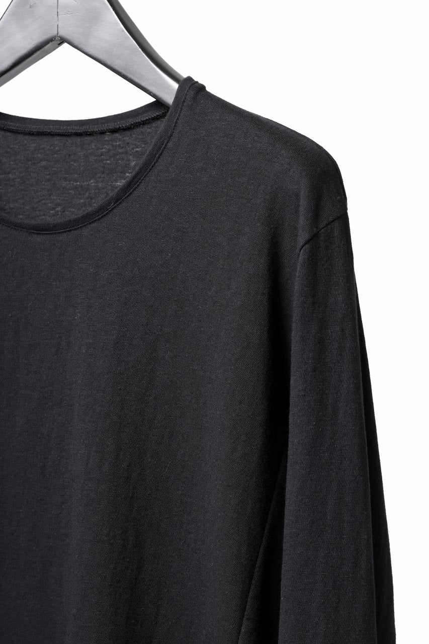 画像をギャラリービューアに読み込む, black crow x LOOM exclusive long sleeve tops / zimbabwe cotton jersey (black)