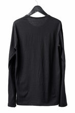 画像をギャラリービューアに読み込む, black crow x LOOM exclusive long sleeve tops / zimbabwe cotton jersey (black)